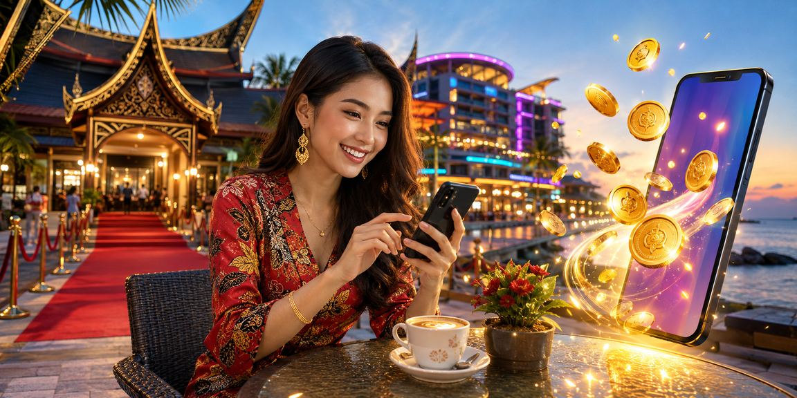 Pemain dari Sarawak membuat deposit untuk bermain jackpot dalam talian mc20